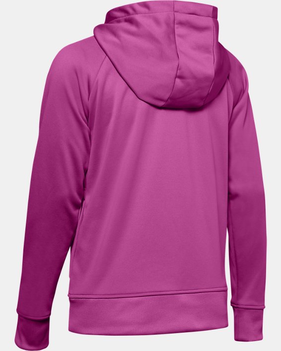 Women's Armour Fleece® Hoodie, Purple, pdpMainDesktop image number 5